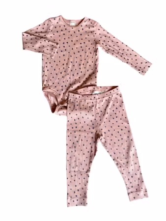 Ribbat/Prickigt set, H&M, stl 86