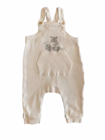 Ribbade hängselbyxor, H&M, stl 56