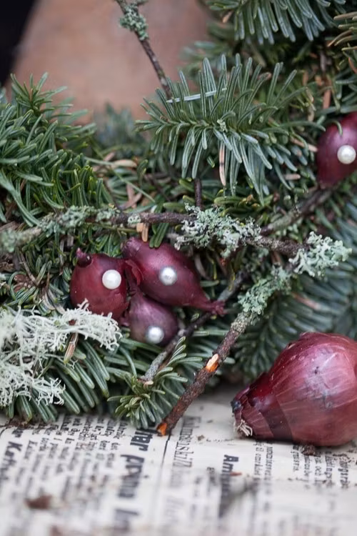 Material till julkrans "Ruby"