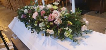 Rosa blomster