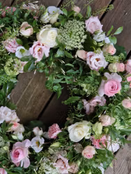 Rosa drömmar krans