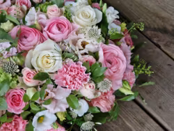 Rosa fyllt hjärta
