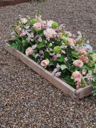 Rosa drömmar - kistdekoration