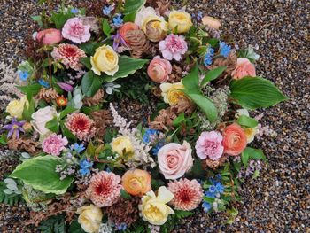 Blommig krans
