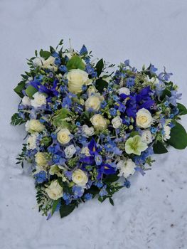 Himmelsblått hjärta