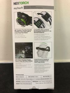 NEXTORCH myStar R pannlampa – stark, flexibel och uppladdningsbar