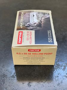 Norma Jaktmatch 6,5×55 – Hollow-Point 6,5 g / 100 gr