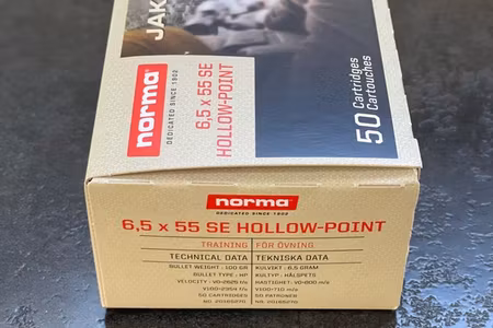Norma Jaktmatch 6,5×55 – Hollow-Point 6,5 g / 100 gr