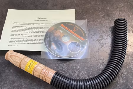 Buttolo-Hubertus lockpipa med galtläte – komplett med instruktions-DVD