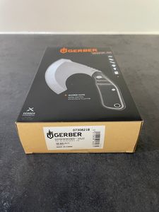 Gerber Downwind Ulu – Flåkniv med fodral i vaxad kanvas