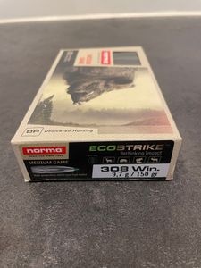 Norma Ecostrike .308Win 9,7g/150gr – Blyfri jaktammunition