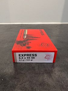 Geco Express 6,5x55 9,1g – Ej klass 1 jaktammunition med hög hastighet och precision
