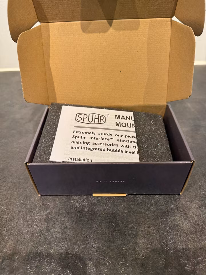 Spuhr®SR4000 – Kikarsiktesringar för Picatinny med integrerat vattenpass