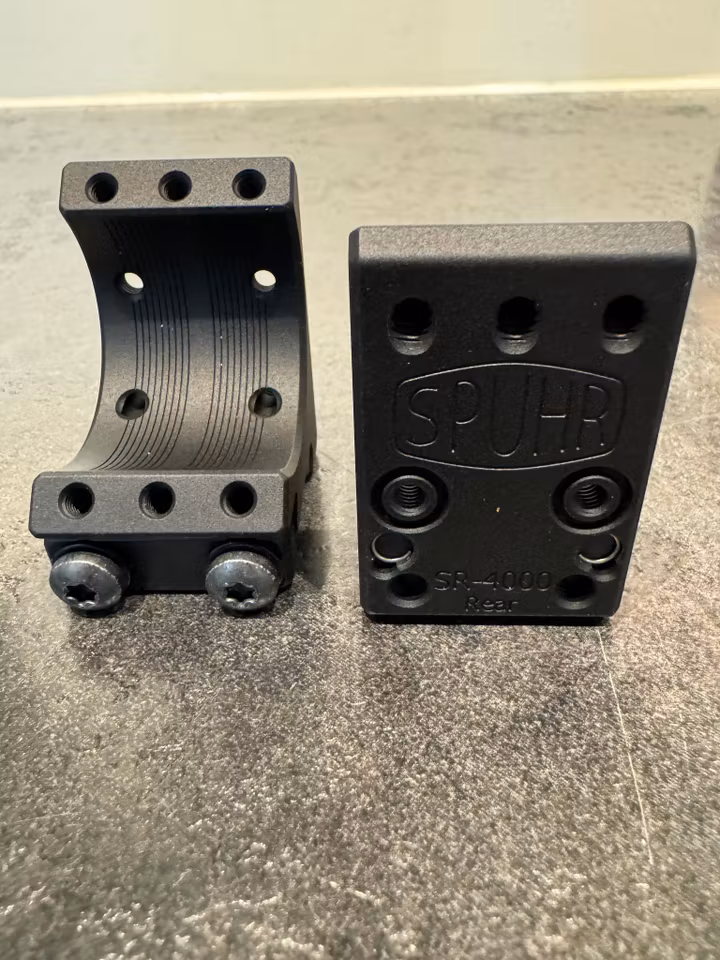 Spuhr®SR4000 – Kikarsiktesringar för Picatinny med integrerat vattenpass