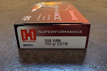 Hornady SST® .308 150gr – Effektiv jaktammunition med snabb expansion