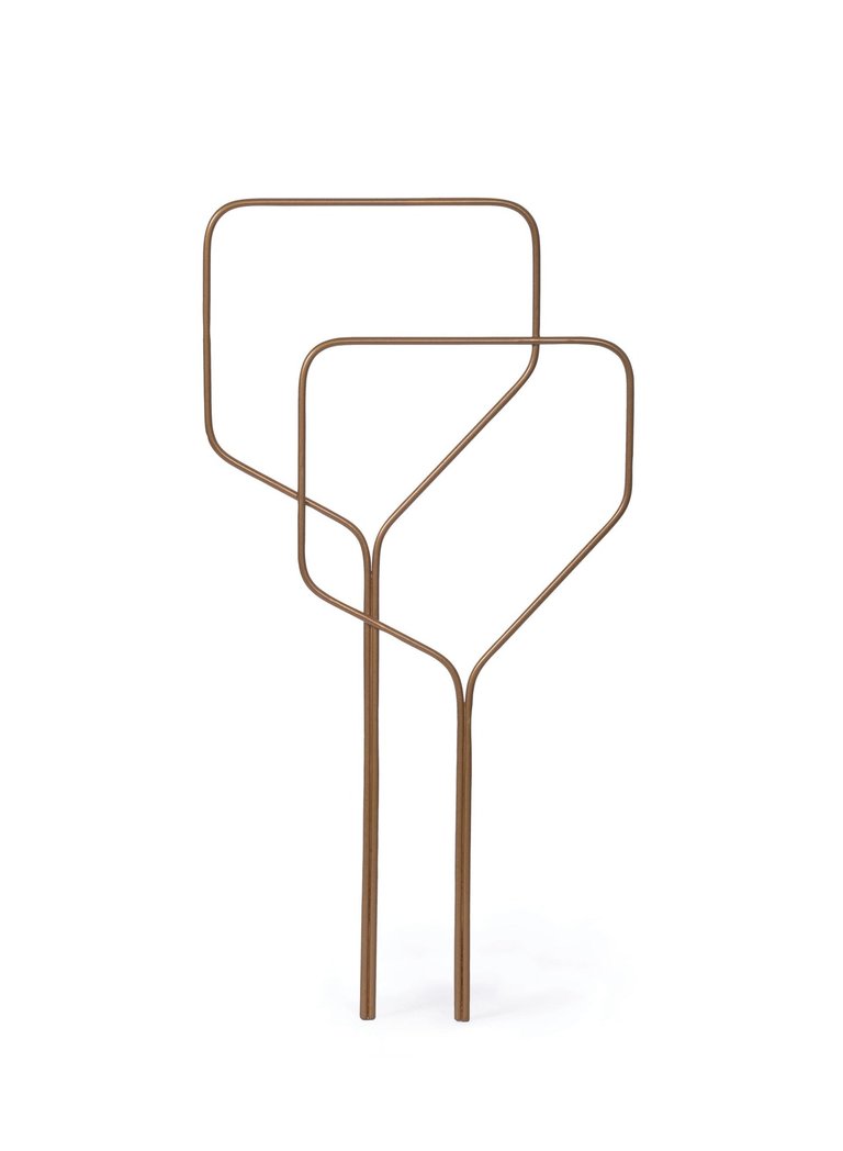Krukspaljé Cato 20,4 × 41,3 cm – Mässingsfärgad