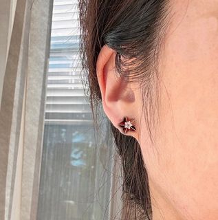 Hoya blommor örhängen