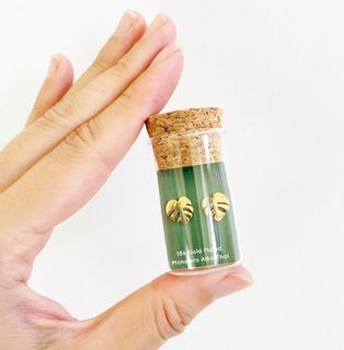 Örhängen Monstera Albo-Thai blad