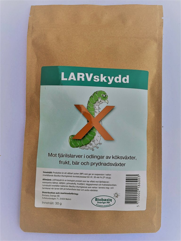 Larvskydd Turex 30 g – Bacillus thuringiensis (Bt) mot fjärilslarver