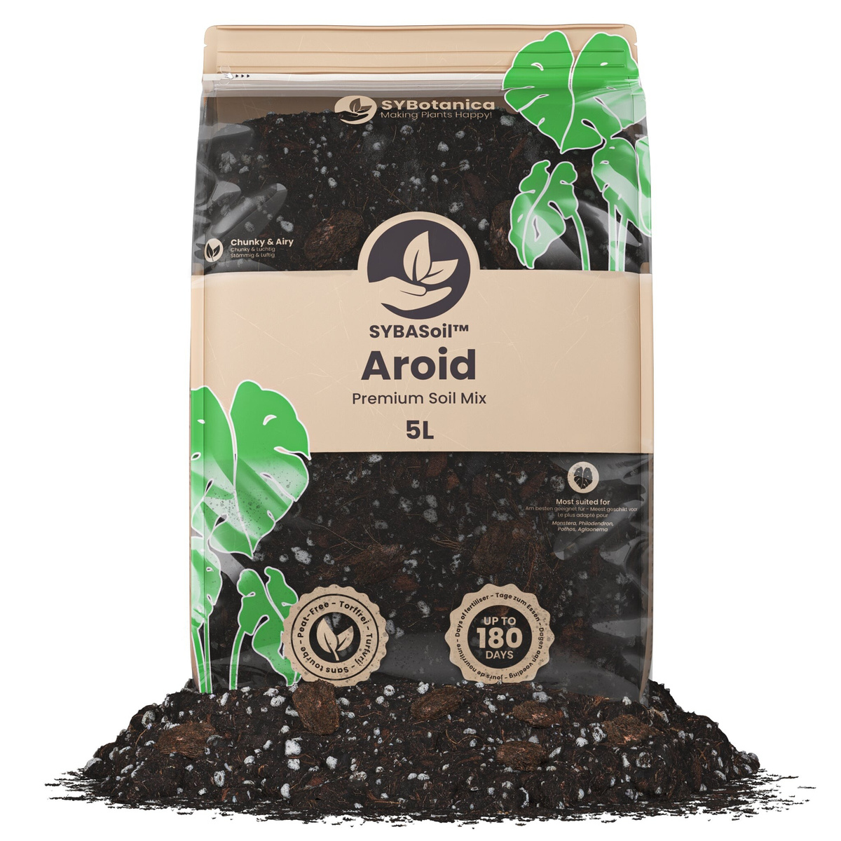 Sybotanica Aroidjord för Monstera, Philodendron och andra aroider