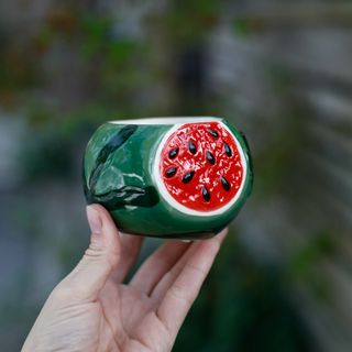 Minikruka Melia 6 cm – fruktformad keramik