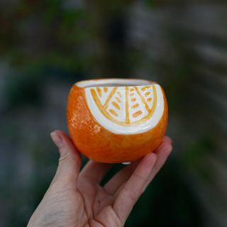Minikruka Melia 6 cm – fruktformad keramik