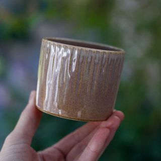 Minikruka Alba 6 cm – glaserad keramik i pastell