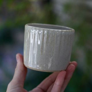 Minikruka Alba 6 cm – glaserad keramik i pastell