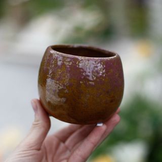 Minikruka Nova 6 cm – färgglad glaserad keramik