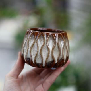 Minikruka Luna 6 cm – keramikkruka