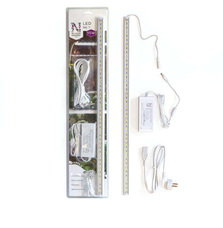 LED-ramp No.1 15 W 60 cm med adapter – Nelson Garden