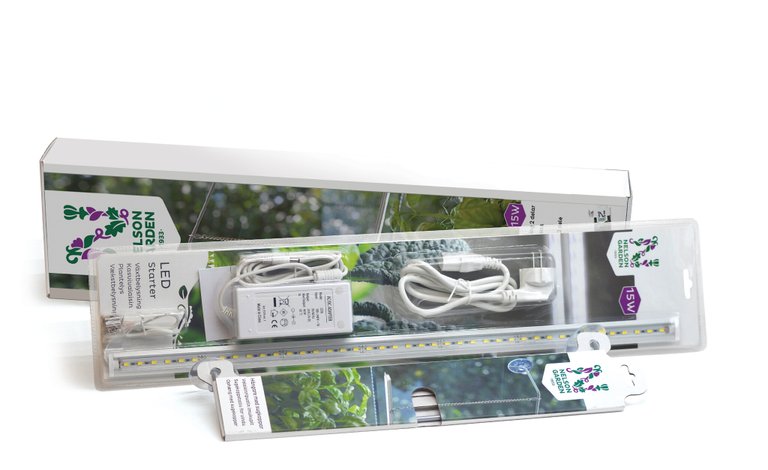 LED-växtbelysning 15 W 60 cm med hängare – Nelson Garden