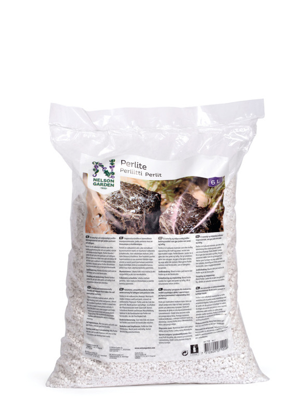 Perlite som gör jord luftigare till Anthurium