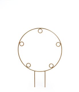 Krukspaljé Circle 38 cm i Metall - Växtstöd för Krukväxter
