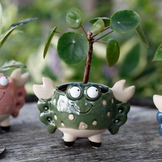 Minikruka Crusta 6 cm – Krabbformad keramikkruka