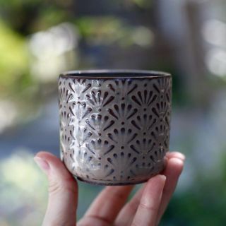 Minikruka Tessera 6 cm – Keramikkruka med mosaikmönster