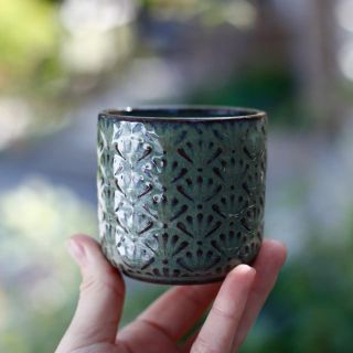 Minikruka Tessera 6 cm – Keramikkruka med mosaikmönster