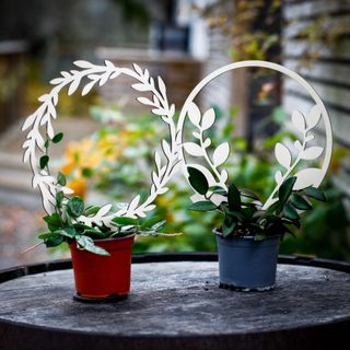 Växtstöd cirkel i trä Ø20 cm