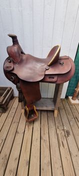 Denver Colorado Saddlery 0-240 Ranchsadel 16" Qhb 89 gr i vinkel, 71 cm lång