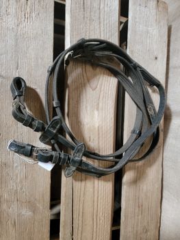 Vävribbstyglar svarta med silverspännen stl cob