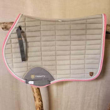 Hoppschabrak stl full från Trinity i grått med rosa kant