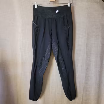 Ridtights svarta silikonskodda stl 38 från Pikeur