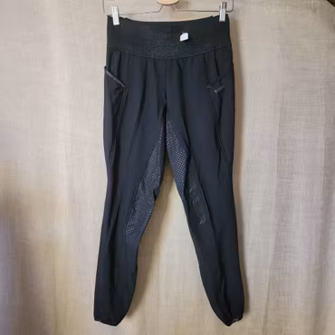 Ridtights svarta silikonskodda stl 38 från Pikeur