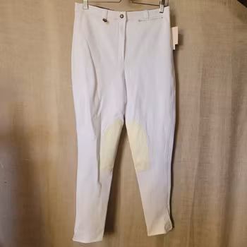 Ridbyxa knäskodda i vitt från Horse Back (gekås) stl 44