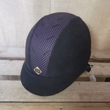 Hjälm svart med lila detaljer 59 cm från Charles Owen Ayr 8
