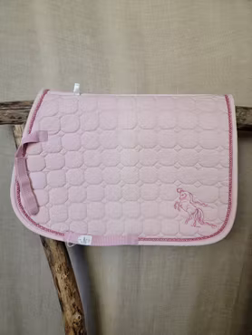 Allroundschabrak stl ponny i ljusrosa med rosa kant