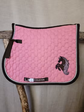 Allroundschabrak stl ponny i rosa med brun kant från Seahorse Colletion