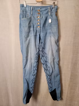 Ridbyxa silikonskodd i jeanstyg stl 38 från Horze