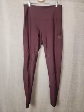 Ridtights stl L från ZacZess i vinrött