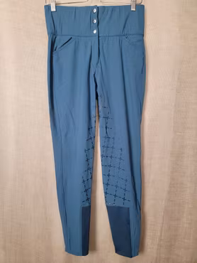 Ridbyxa silikonskodda stl 40 i turkos från Horze